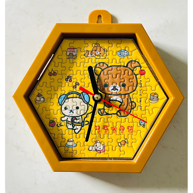 JIGSAW CLOCK mini Rilakkuma 82pcs นาฬิกาจิ๊กซอ รีลัคคุมะ