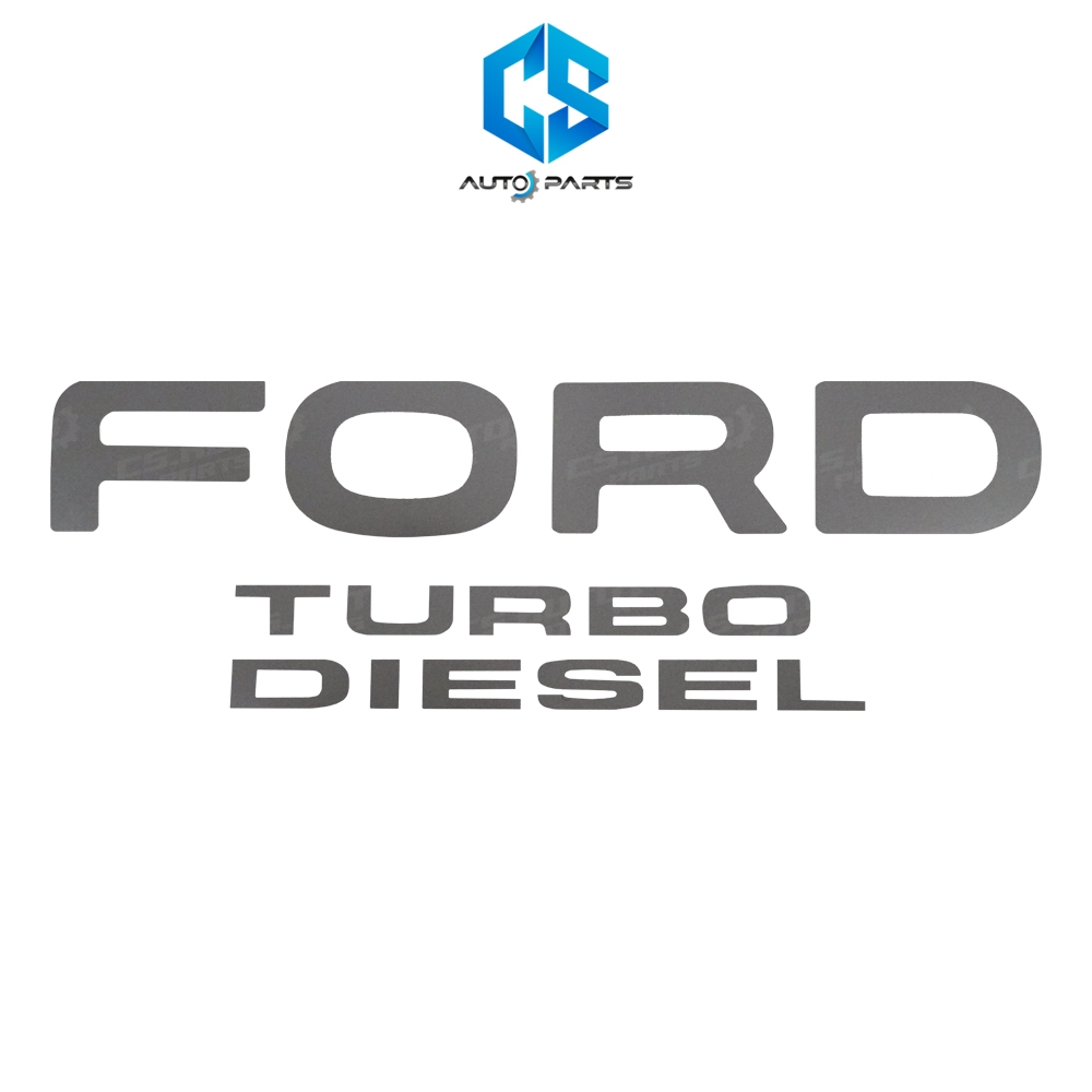 สติ๊กเกอร์ FORD TURBO DIESEL - FORD RANGER (ติดฝาท้ายกระบะ)