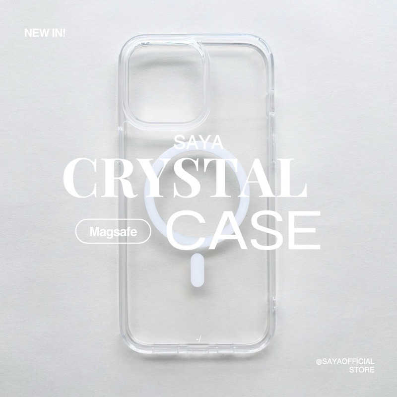 SAYA - Crystal Magnet Case (iPhone 16, 15, 14, 13 series)