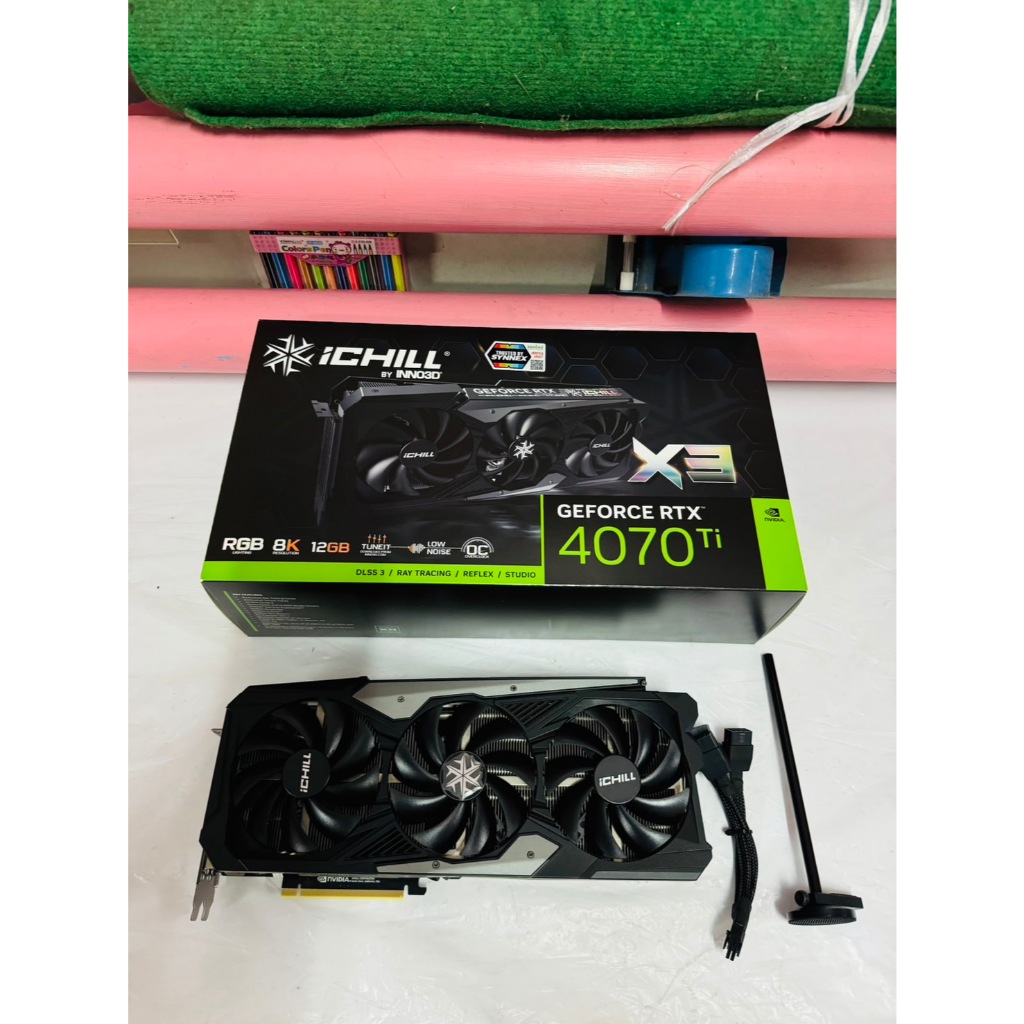 ขายการ์ดจอมือสอง INNO3D GEFORCE RTX 4070 TI ICHILL X3 - 12GB GDDR6X