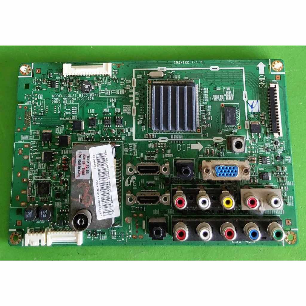 Main Board เมนบอร์ด Samsung BN94-03060M ใช้ในรุ่น LA32B350F1 รับประกัน 30 วัน อะไหล่ถอดของแท้