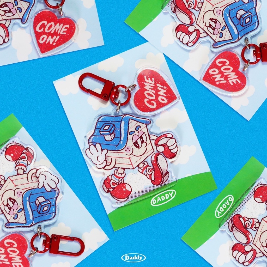 DADDY | Come On Keychain พวงกุญแจ home สุดน่ารัก