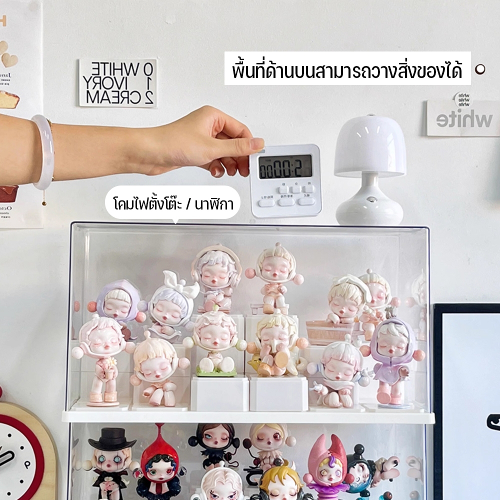 กล่องใส่โมเดล ตู้โชว์ตุ๊กตา ที่โชว์โมเดล ฟิกเกอร์ ของสะสม พลาสติกอย่างดี ประหยัดพื้นที่ มีสี่สไตล์ให้เลือก ราคา ถูกที่สุด ดีลบีเคเค แกลเลอรีภาพที่ 8