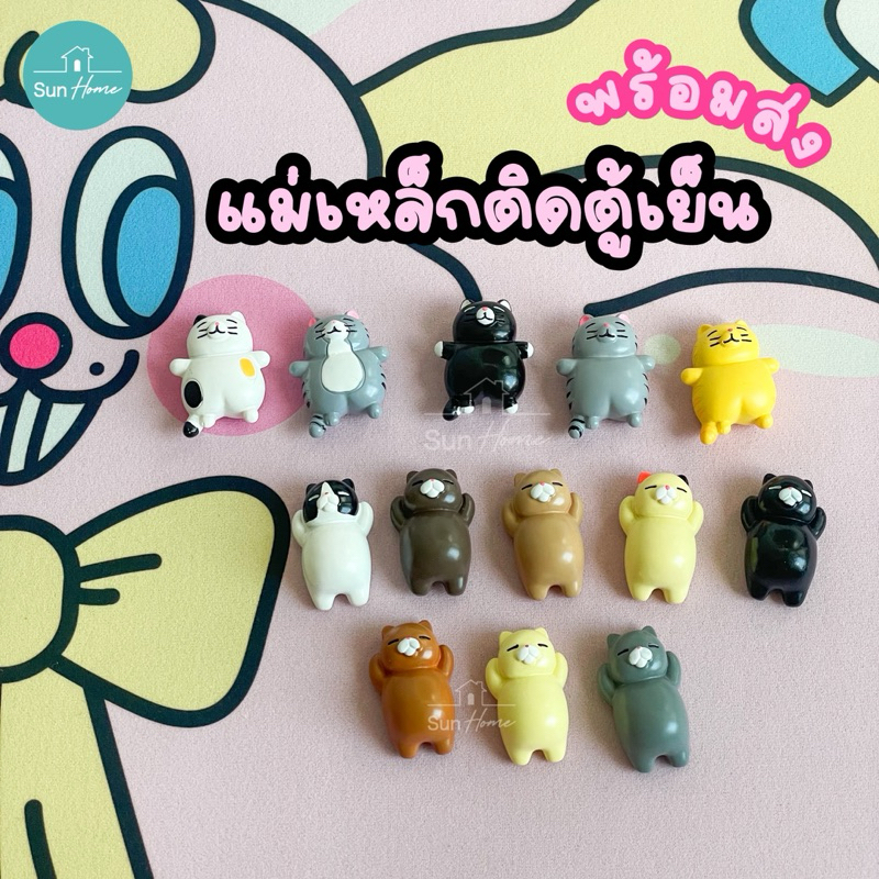 แม่เหล็กติดตู้เย็น 🐈 3D Magnet ที่ติดตู้เย็น เรซิ่น