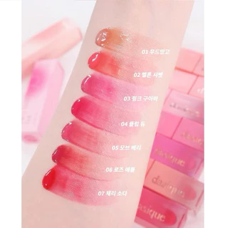 ราคาsale=ใกล้หมดอายุ (กดในไลฟ์ลด40%) DASIQUE JUICY DEWY TINT /Dasique Juicy Dewy Glow Tint ลิปทิ้นท์ฉ่ำ ติดทน
