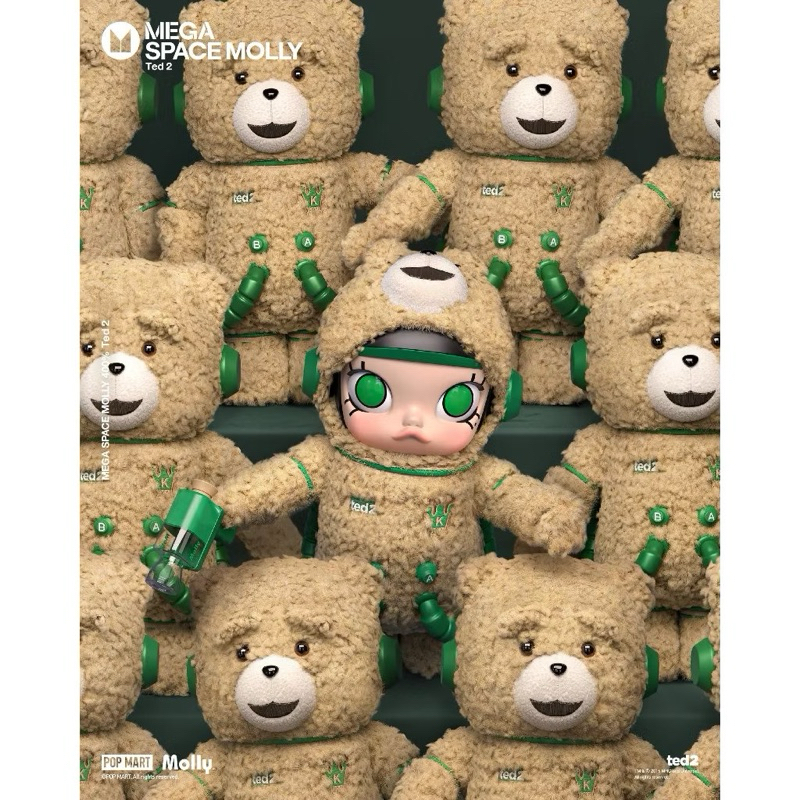 (พร้อมส่ง🛒) MEGA SPACE MOLLY TED 2 400%