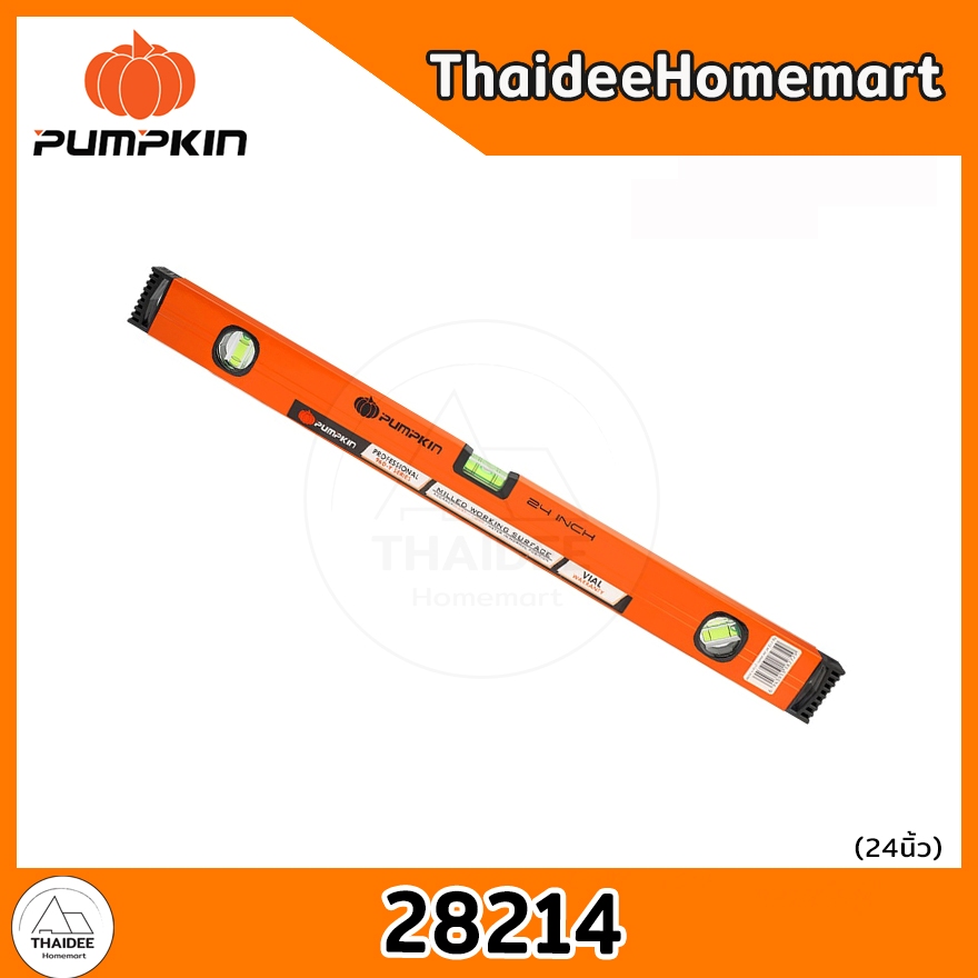 PUMPKIN ระดับน้ำ Super Hit ไม่มีแม่เหล็ก (เลือกขนาด) 28212/28214/28215/28216 - รูปที่ 2