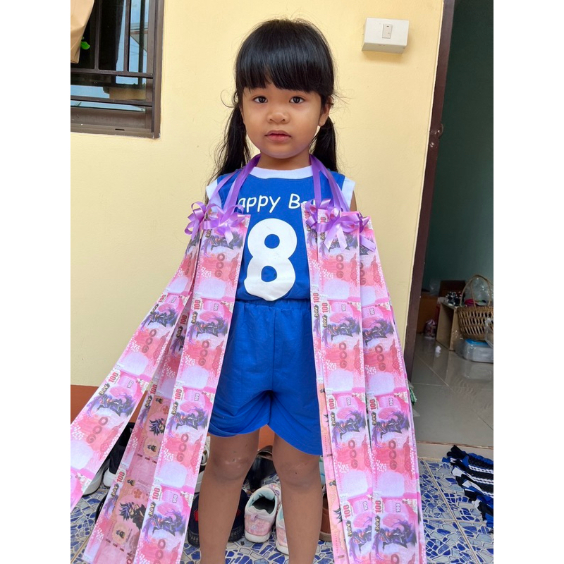 พวงมาลัยเงินใส่ธนบัตร คละสี พวงมาลัยธนบัตร ขั้นต่ำ2พวง พวงมาลัยปัจฉิม พวงมาลัยรับปริญญา พวงมาลัยเงินบัณฑิตน้อย - รูปที่ 3