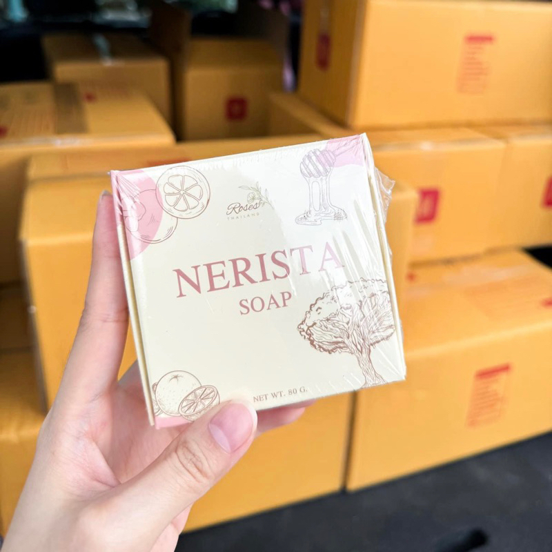 [ของแท้ รับตรงจากแบรนด์] สบู่เนริสต้า ก้อนใหญ่ 80g NERISTA SOAP เนริสต้า ลดสิว คุมมัน แพ้ง่ายใช้ได้