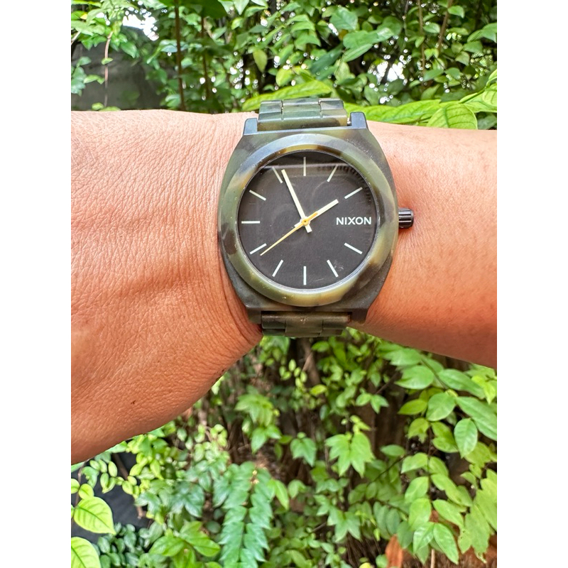 นาฬิกา Nixon The time teller acetate แท้มือสองสภาพดี