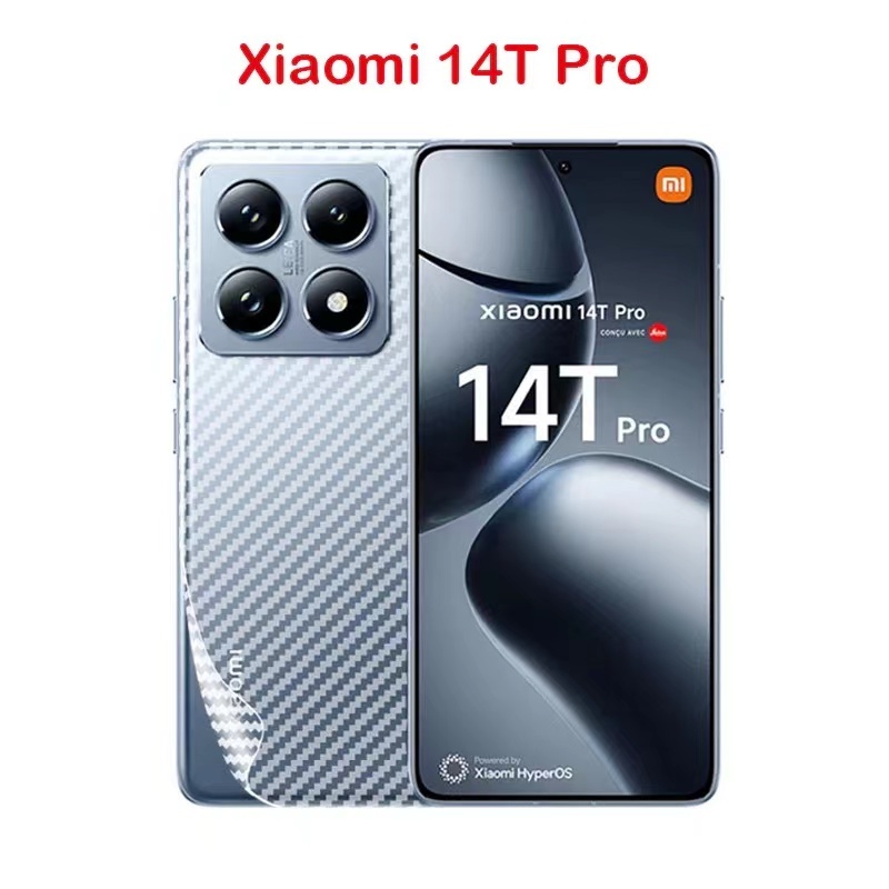 Mi 14T/Mi14T Pro(พร้อมส่งในไทย)ฟิล์มหลังลายเคฟล่าXiaomi 14T/Xiaomi 14T Proตรงรุ่น