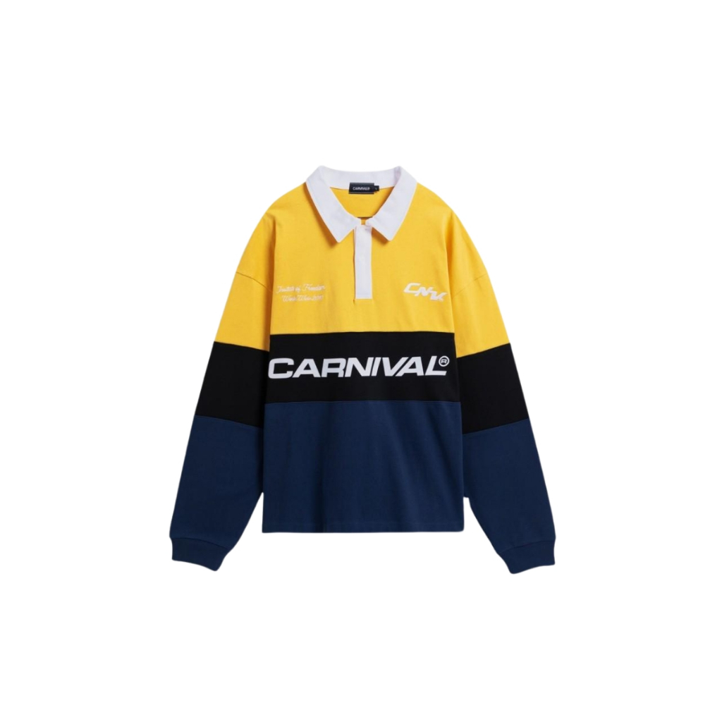 CARNIVAL CNVSS24LS003YE SELF RULE RUGBY SHIRT YELLOW