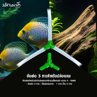 ข้อต่อ MS ROYAL ทนทาน แข็งแรง สำหรับต่อกับสายยางเลี้ยงปลา (ต่อตรง, สามทาง, สี่ทาง, วาล์วปรับลม)