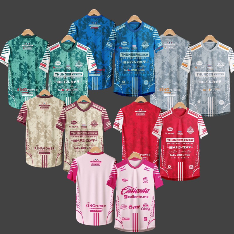 เสื้อกีฬาแขนสั้น ผ้าไมโครคอวี พิมพ์ลายสำเร็จ (พร้อมส่ง)