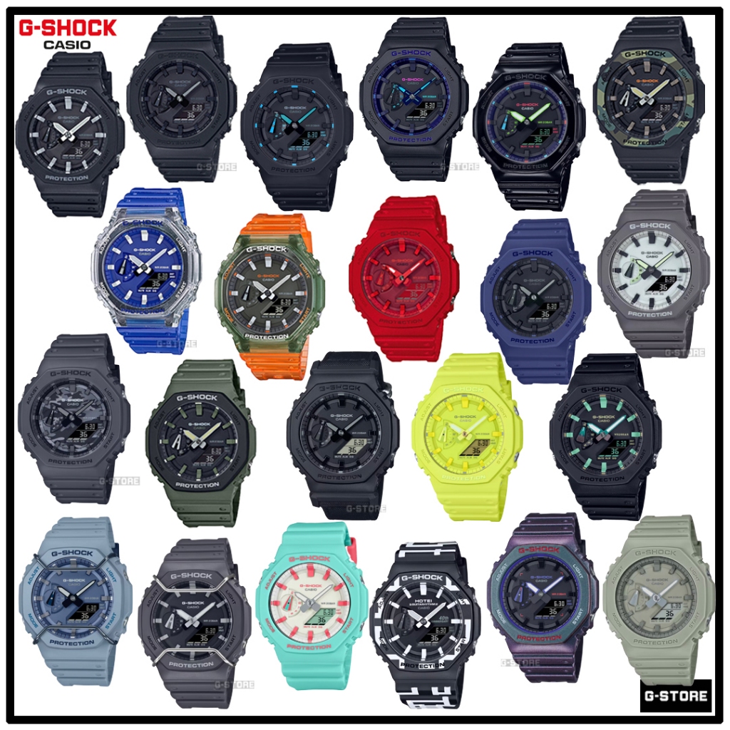 G-SHOCK รุ่น GA-2100 / GA-2100-1A1 / GA-2100-1 / GA-2100HC / GA-2100VB/ ของแท้รับประกัน 1 ปี