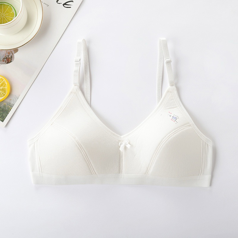 👧 เสื้อชั้นในเด็กผู้หญิง First Bra รุ่นตะขอหลัง ผ้าฝ้ายใส่สบาย รูปที่ 6