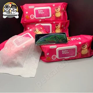 ทิชชูเปียกห่อใหญ่ แผ่นใหญ่จุใจ ทิชชู่เปียกของเด็ก กระดาษเปียก Baby Wipes ผ้านุ่มชุ่มชื่น