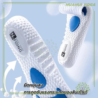 พื้นรองเท้าเบาะลม ซับแรงกระแทกได้ดี รองรับส้นเท้า ยืดหยุ่น ดับกลิ่น สําหรับรองเท้าวิ่ง เล่นกีฬา สําหรับผู้ชาย ผู้หญิง