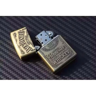 ไฟแช็คน้ำมัน ลายJack ทรงวินเทจ โบราณ3มิติ แถมน้ำมัน5ml