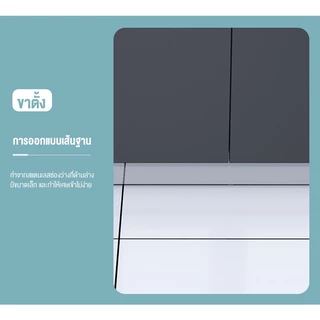 Mondial สีเทา เคาเตอร์ครัว 304 สแตนเลส ตู้อ่างล้างจาน ตู้ซิ้งล้างจาน kitchen cabinet 80CM/100CM ตู้เก็บของสแตนเล