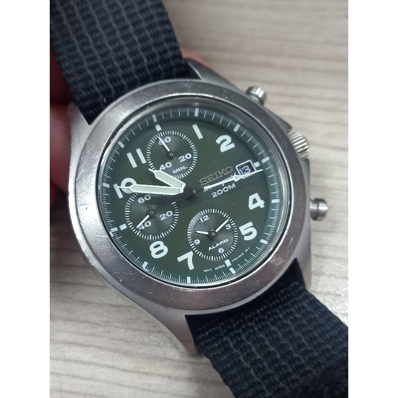 นาฬิกามือสอง Seiko Chonograph 7T62 แท้ พร้อมใช้งาน