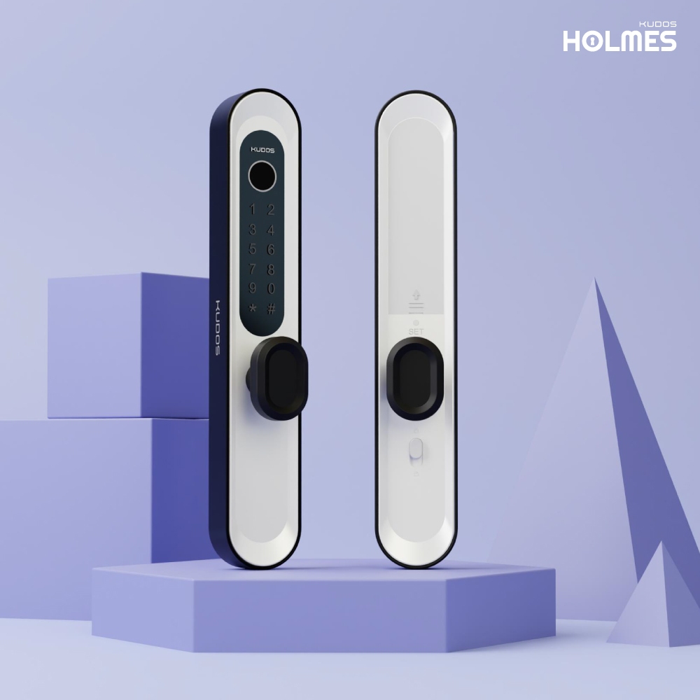 [พร้อมส่ง] KUDOS Holmes Digital Door Lock (Panda White-Black) ดิจิตอลล็อค กลอนประตูดิจิตอล รับประกัน 2 ปี