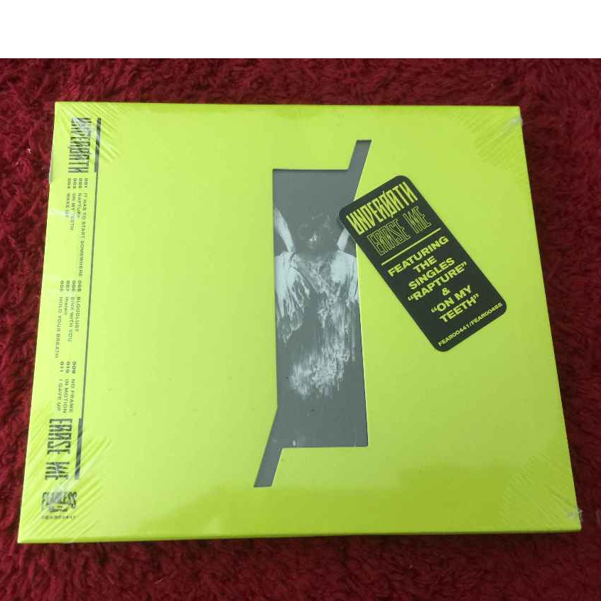 CD ซีดีเพลงสากล Underoath - Erase Me สภาพตามรูปปกMaizui