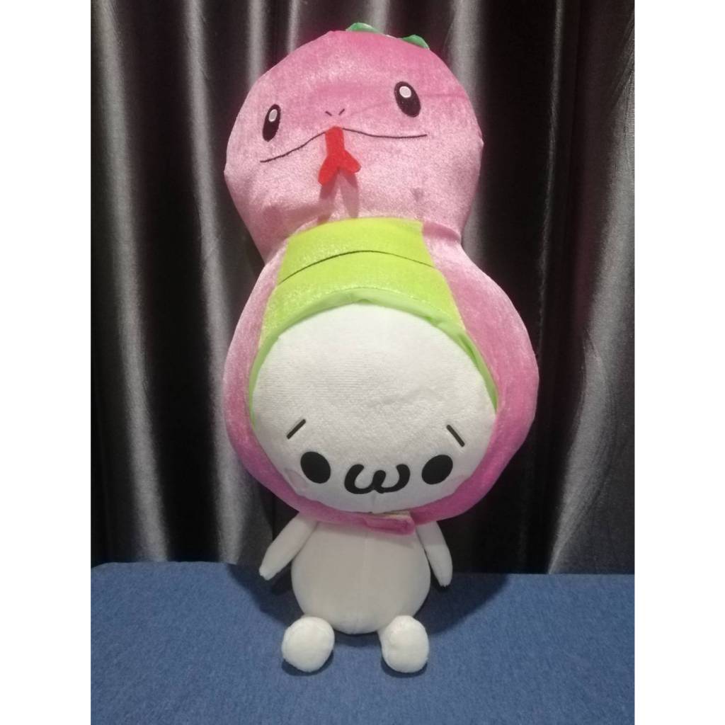 ตุ๊กตาอิโมจิ Kaomoji Emoticon Kaomojin ขนาด20นิ้ว (ถอดหมวกได้)