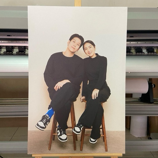 กรอบลอยแคนวาส(พรีเมี่ยม)ขนาดใหญ่ 50x70 ซม./60x80 ซม./60x90 ซม./70x100 ซม./115x115 cm