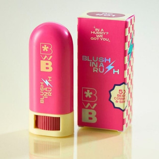 (ใช้โค้ดวิดีโอได้/พร้อมส่ง/ของแท้) BWB Blush in a Rush 6g บลัชฉ่ำคุมมัน
