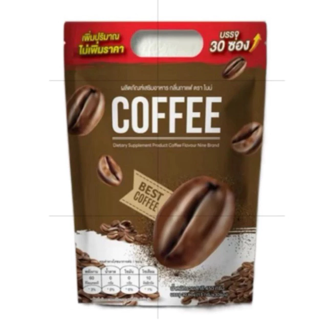 กาแฟไนน์ ไนน์กาแฟ สูตรดั้งเดิม (1ห่อ30ซอง)