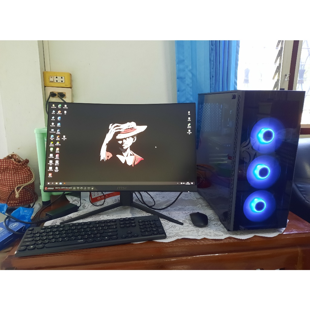 PC ชุดคอมประกอบเล่นเกมส์ I5gen10 // RAM16g // GTX1050ti (มือสอง) พร้อม ลงWindows