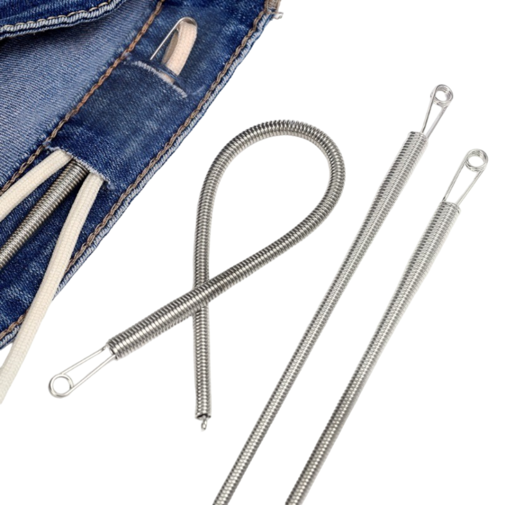 ที่ร้อยเชือกกางเกง แบบสปริง DIY เครื่องมือเกลียวเชือกอเนกประสงค์