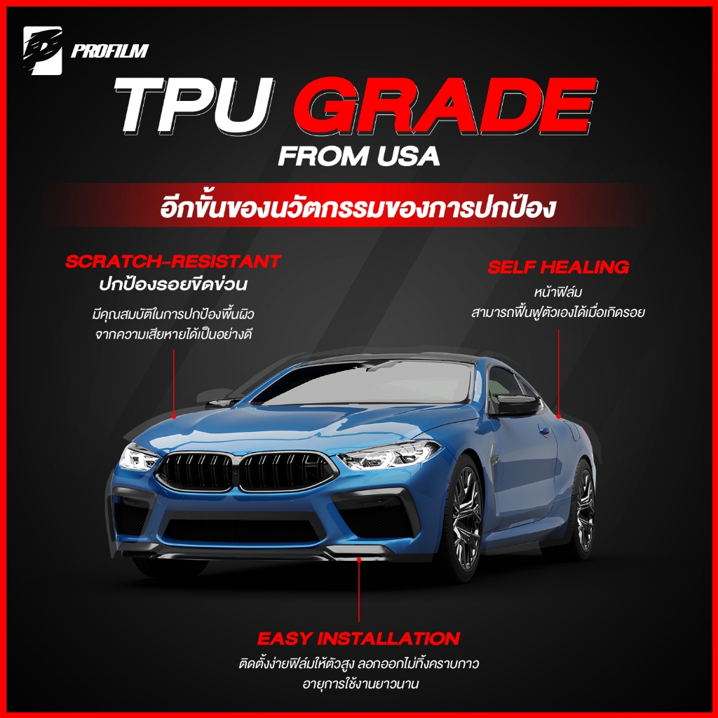 ฟิล์มใสกันรอย Zeekr X (ฟิล์ม TPU รับประกัน 5 ปี) - รูปที่ 3