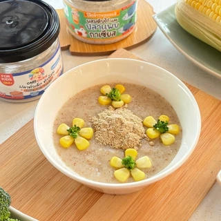C046 ปลาตัวเล็กตัวน้อยบดผง 50g. แคร์ช้อยส์ เสริมแคลเซียมอาหารทารก 9 M+ สูตรธรรมชาติ ไม่ปรุงแต่ง