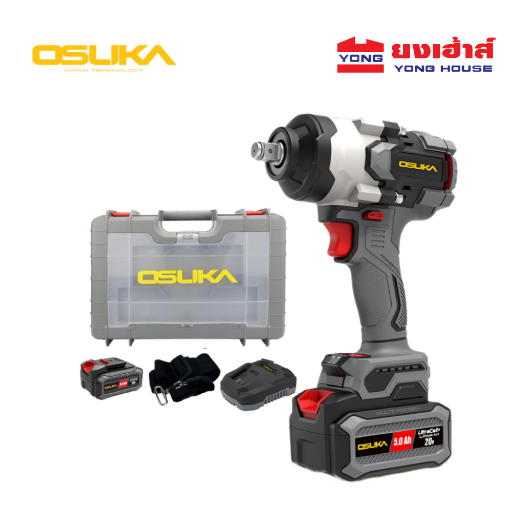 OSUKA บล็อกไฟฟ้าไร้สาย ไร้แปรงถ่าน รุ่น OSID831-M1 รุ่น OSID832-P1 (ครบชุด) รุ่น OSID832-N บล็อก