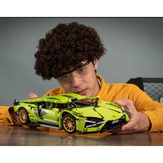 【ราคาถูก COD】1280pcs Lamborghin ตัวต่อ ของเล่นรถ 1:14ขนาดใหญ่ รถของเล่น ของเล่นเด็กผู้ชาย ของขวัญสําหรับเด็กผู้ช