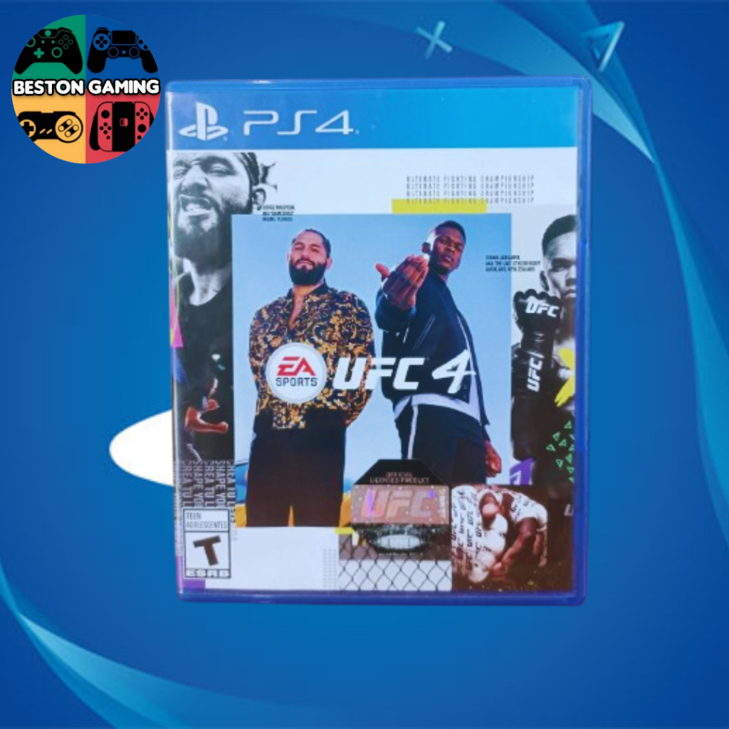 PS4 แผ่น ps4 UFC 4 เกมมวยกรงที่กำลังได้รับความนิยม มือ 2