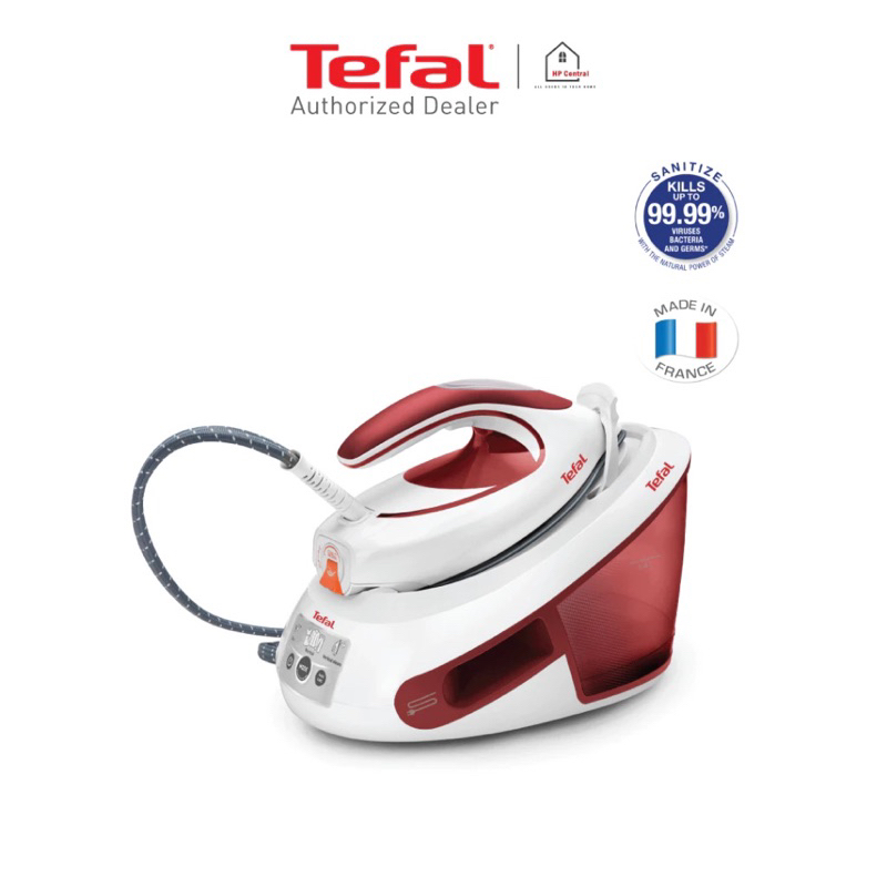 TEFAL EXPRESS ANTI-CLAC เตารีดแรงดันไอน้ำ รุ่น SV8030 (6.2 บาร์ ความจุ 1.8 ลิตร กำลังไฟ 2380-2830 วั