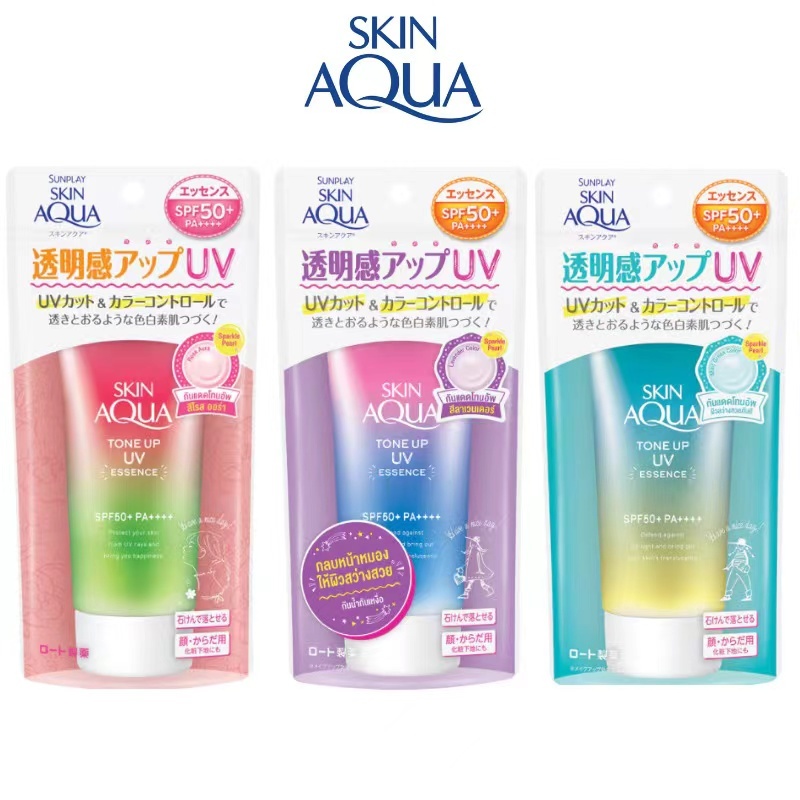 Skin Aqua Tone Up UV Essence SPF 50+/PA++++ 80g.