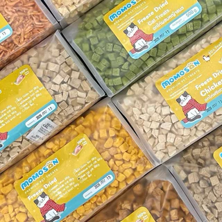 [ถุงใหญ่] อกไก่ฟรีซดราย 500g. เนื้อสัตว์100% ขนมหมา ขนมแมว ไม่เค็ม อาหารหมา อาหารแมว