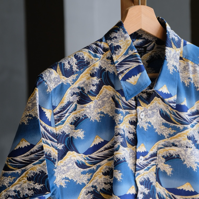 SALe 590.-  ภูเขาไฟฟูจิ สีน้ำเงิน Blue Fuji San