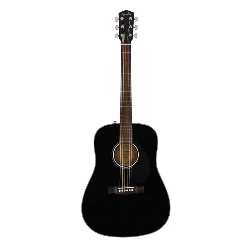 Fender CD-60S Black กีต้าร์โปร่ง