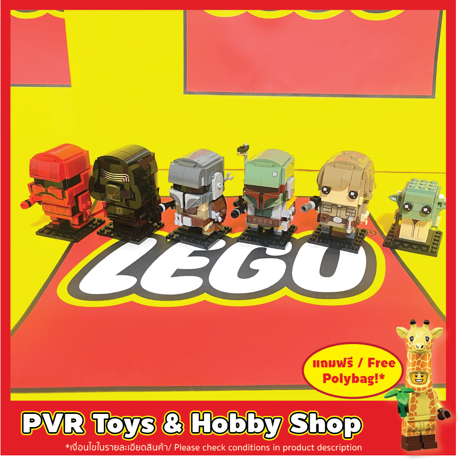 USED มือสอง LEGO® 41627 41629 75232 75317 Star Wars Brickheadz บริกเฮด เลโก้ สตารวอร์ ของแท้ As-is p