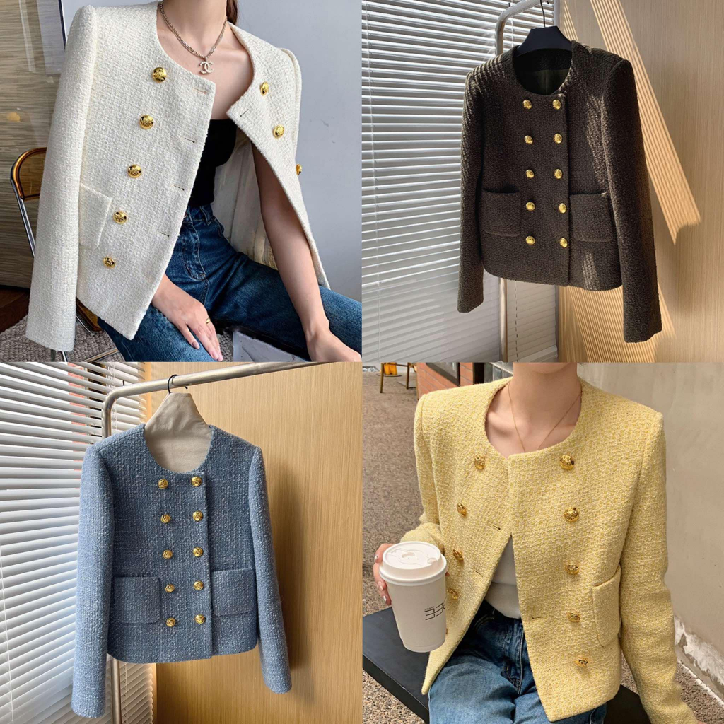 เสื้อคลุมเบเซอร์ ผ้าทวิตซับในทั้งตัว  BLAZER