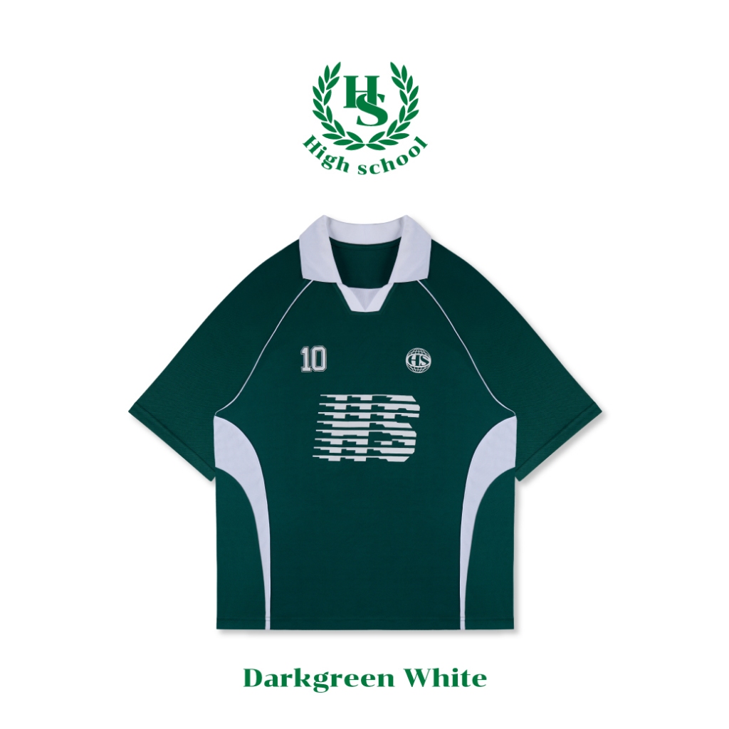 Highschool - TPB08182 เสื้อบอลโปโล Collection Sports Football Polo