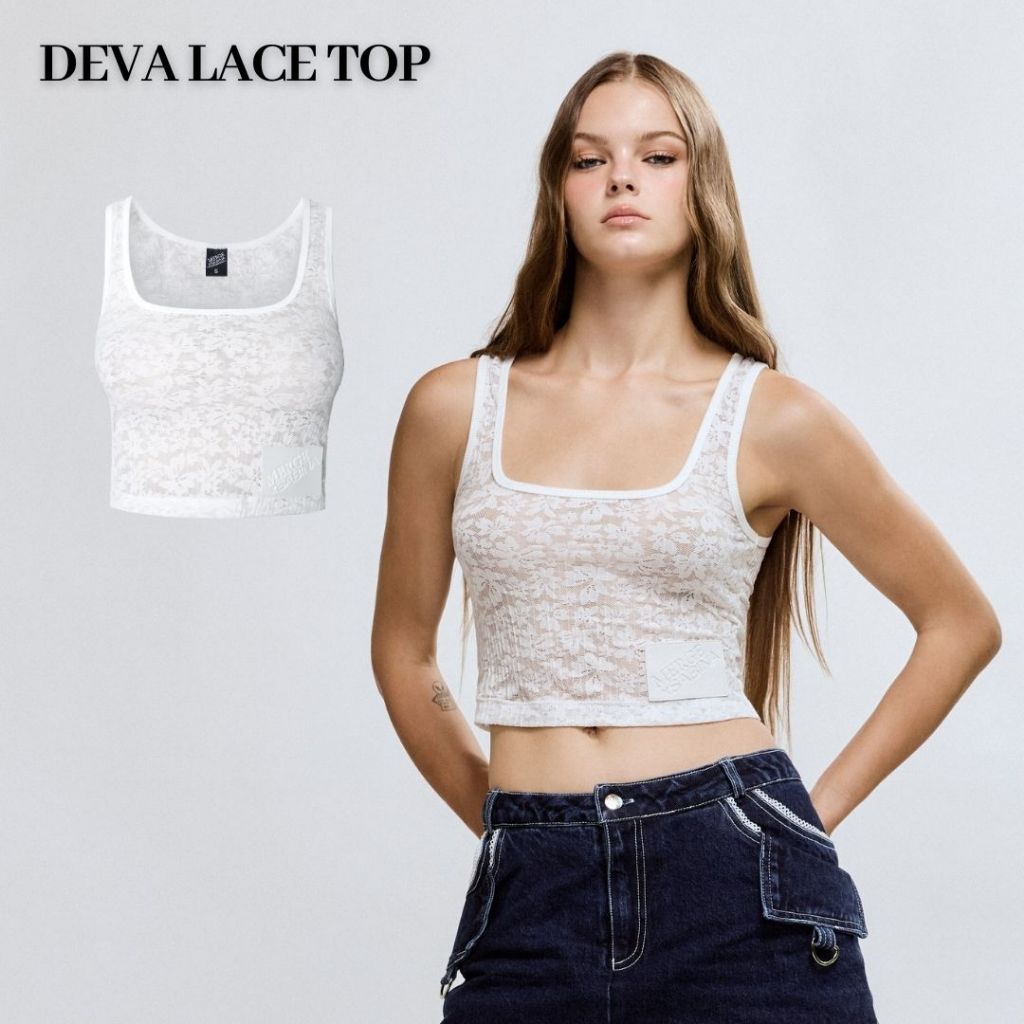 Merge Official - Deva Lace Top  (พร้อมส่ง)