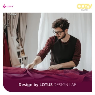 LOTUS ชุดผ้าปู + ผ้านวม อบอุ่นเรียบง่าย นุ่มสบายทุกสัมผัส รุ่น Cozy ส่งฟรี
