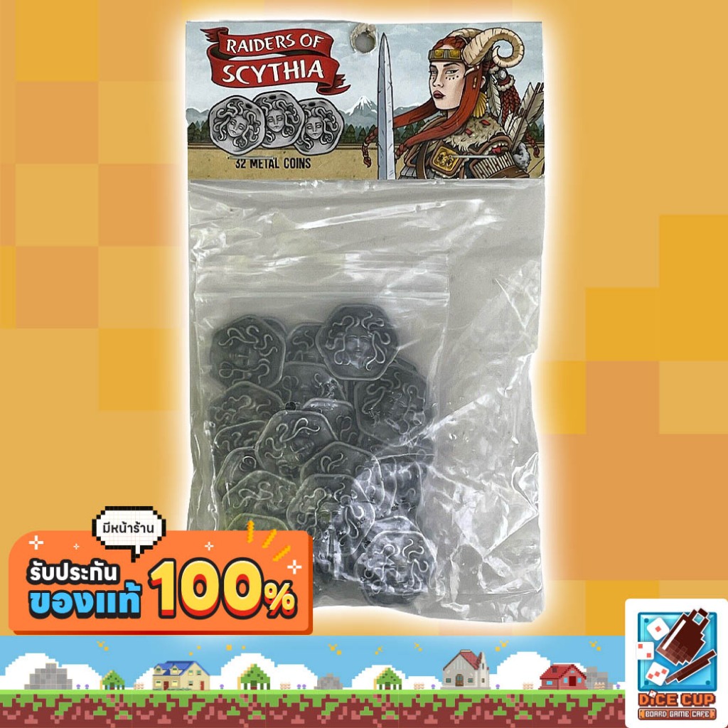 [ของแท้] Raiders of Scythia Metal Coins Board Game