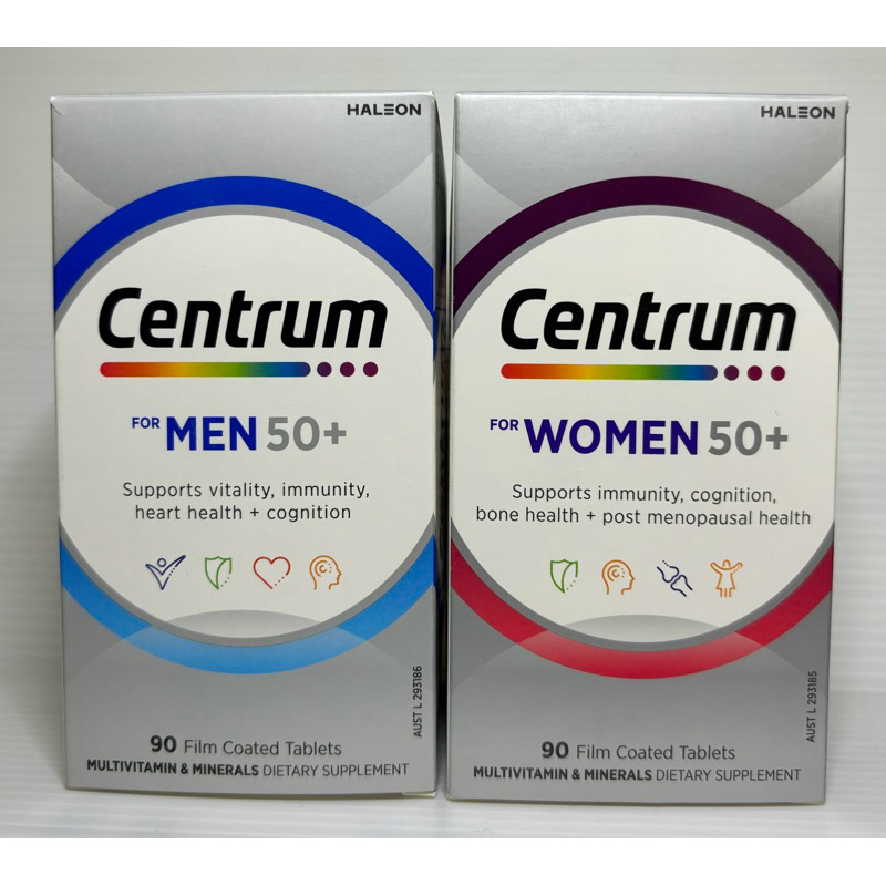 Centrum For Men 50+ and Women 50+ – Multivitamins